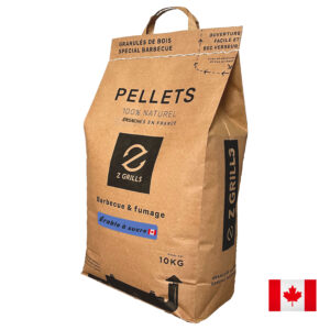 Sac de pellets 10 kg – 100% Érable à sucre du Canada